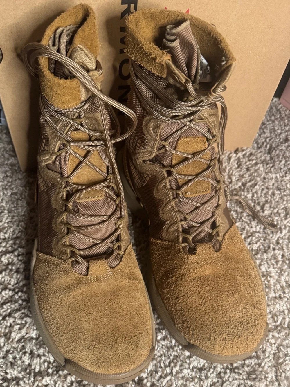 Nike Men's Brown Suede Tactical Boots